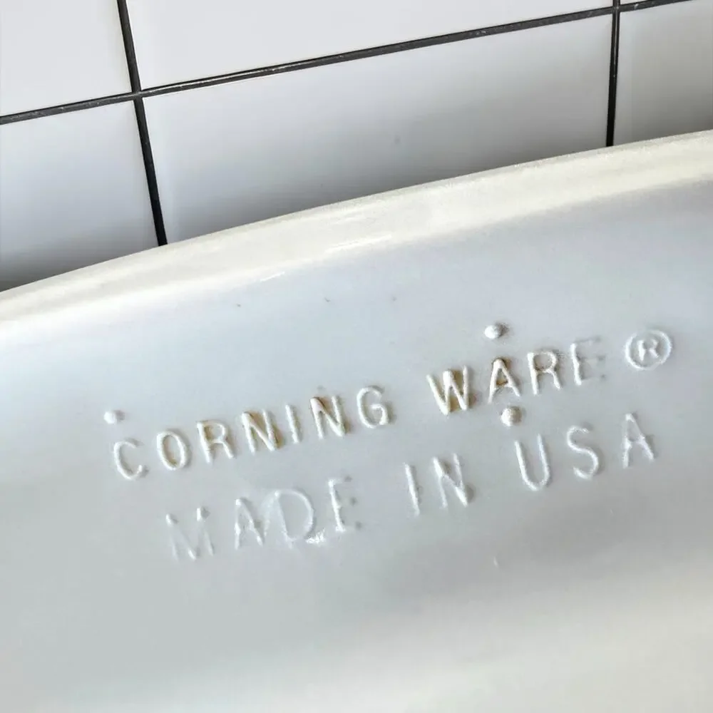 Vintage Corning Ware Summer Blush Pansy 2L Casserole Dish A-2-B with Pyrex Lid